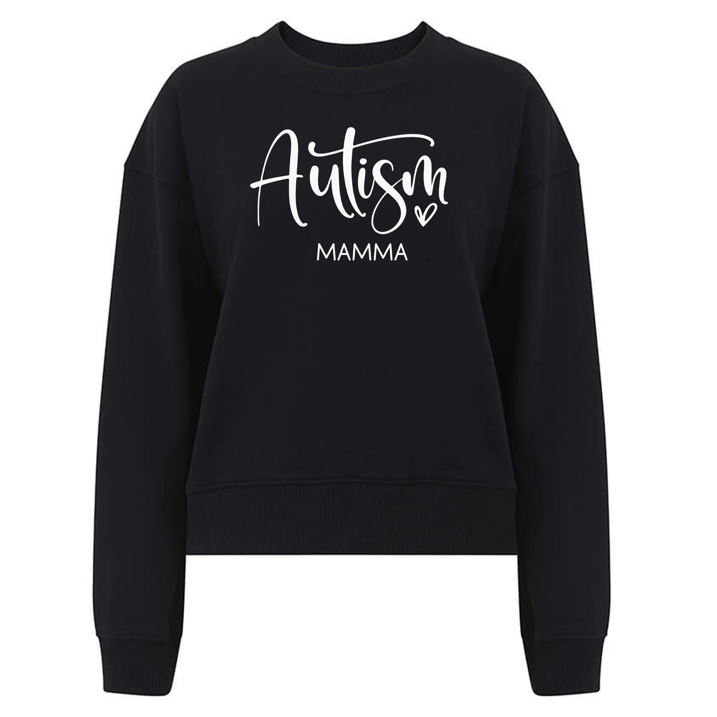 💖 Autism Mamma med Kärlek – En damtröja för Stolta Mammor!-Lovely Text