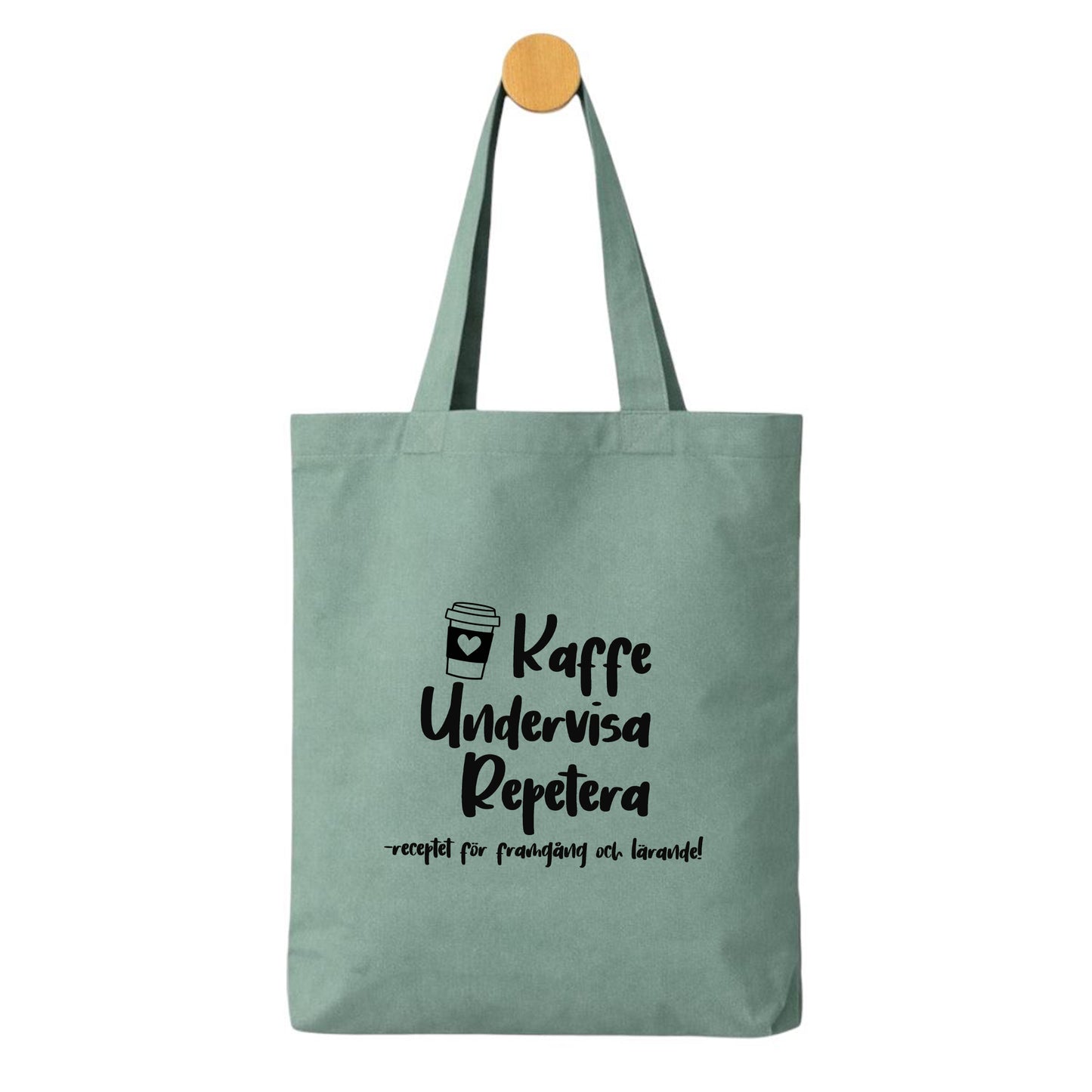 Tygpåse – Kaffe, undervisa, repetera