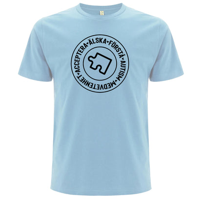 Acceptera Älska Förstå Autism Medvetenhet T-shirt-Lovely Text