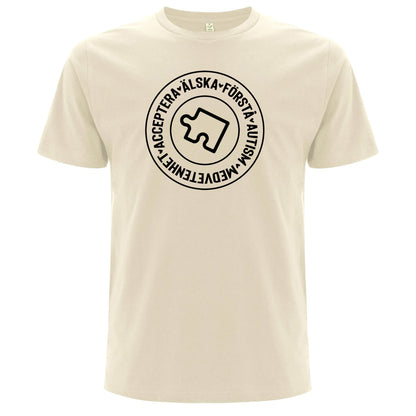 Acceptera Älska Förstå Autism Medvetenhet T-shirt-Lovely Text