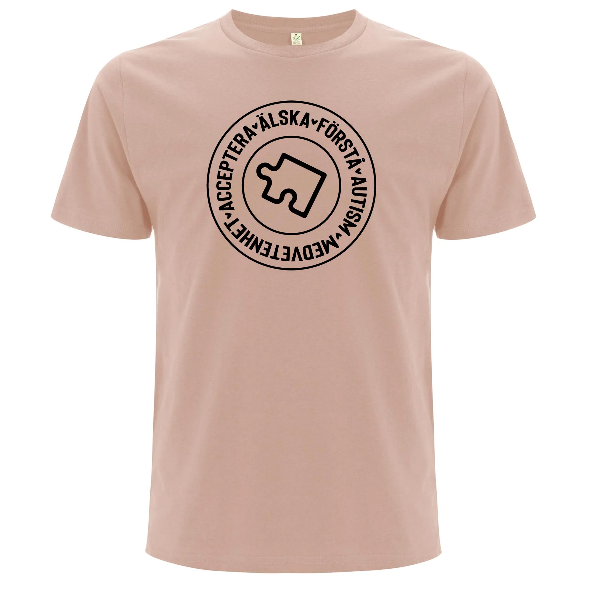 Acceptera Älska Förstå Autism Medvetenhet T-shirt-Lovely Text