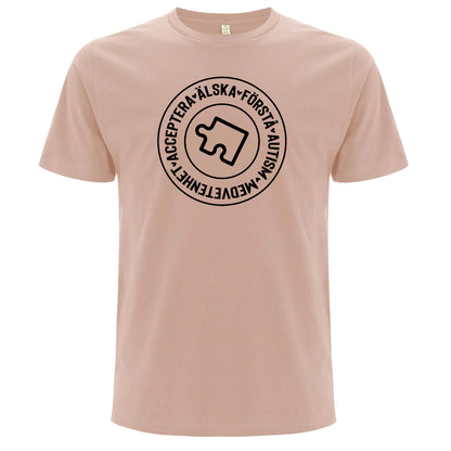 Acceptera Älska Förstå Autism Medvetenhet T-shirt-Lovely Text