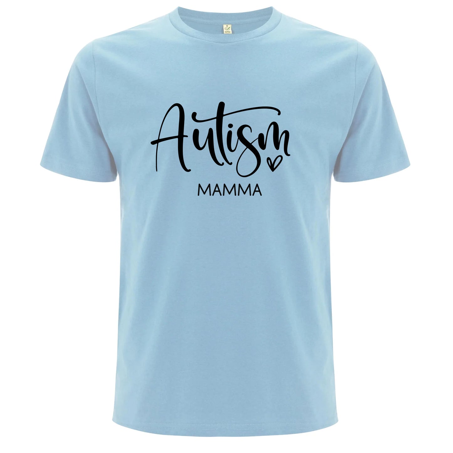 T-shirt för Autism Mammor – Stolt, Stark & Kärleksfull-Lovely Text