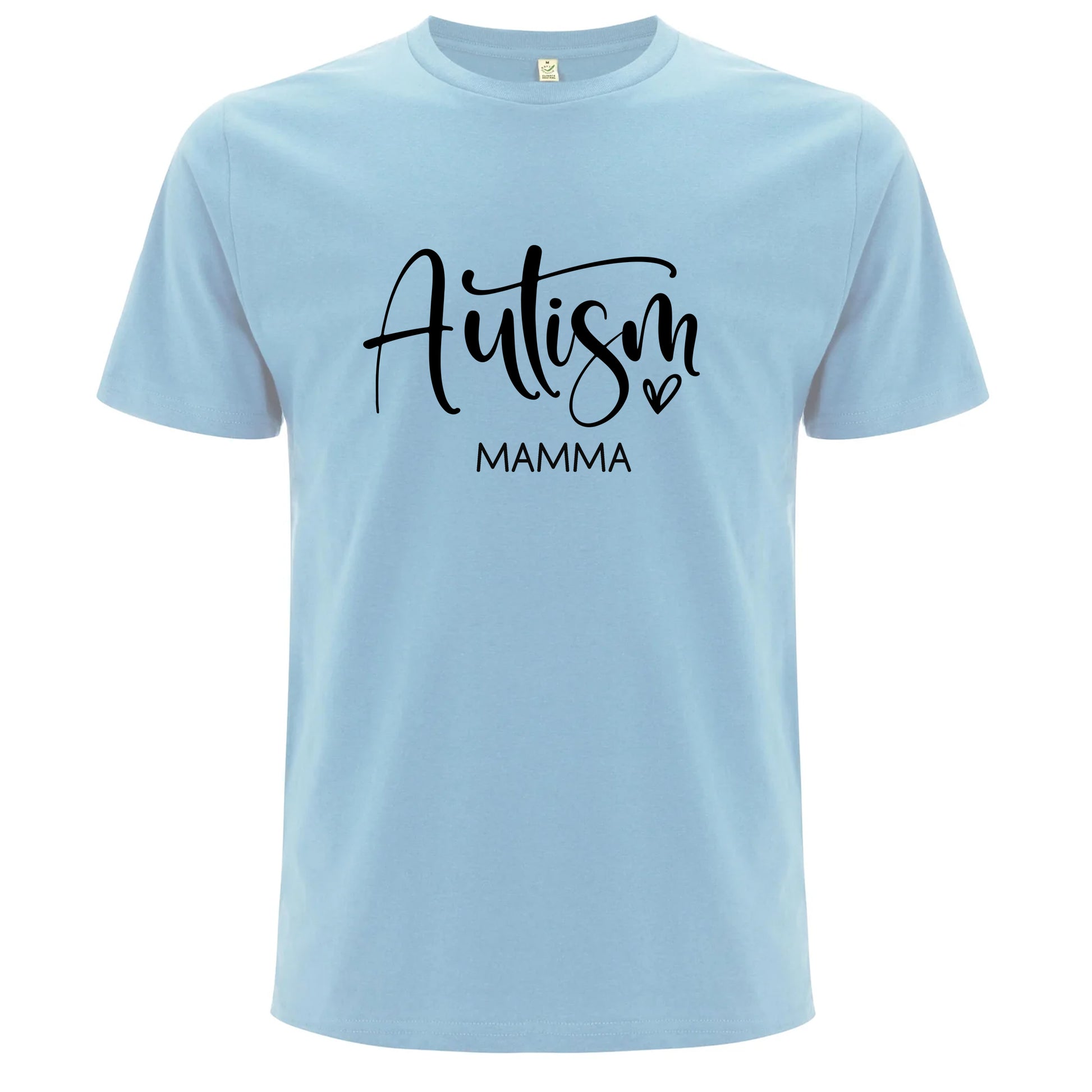 T-shirt för Autism Mammor – Stolt, Stark & Kärleksfull-Lovely Text