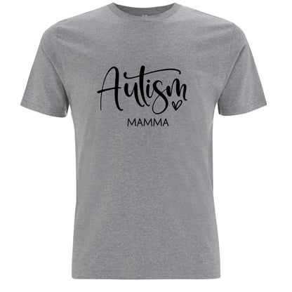 T-shirt för Autism Mammor – Stolt, Stark & Kärleksfull-Lovely Text