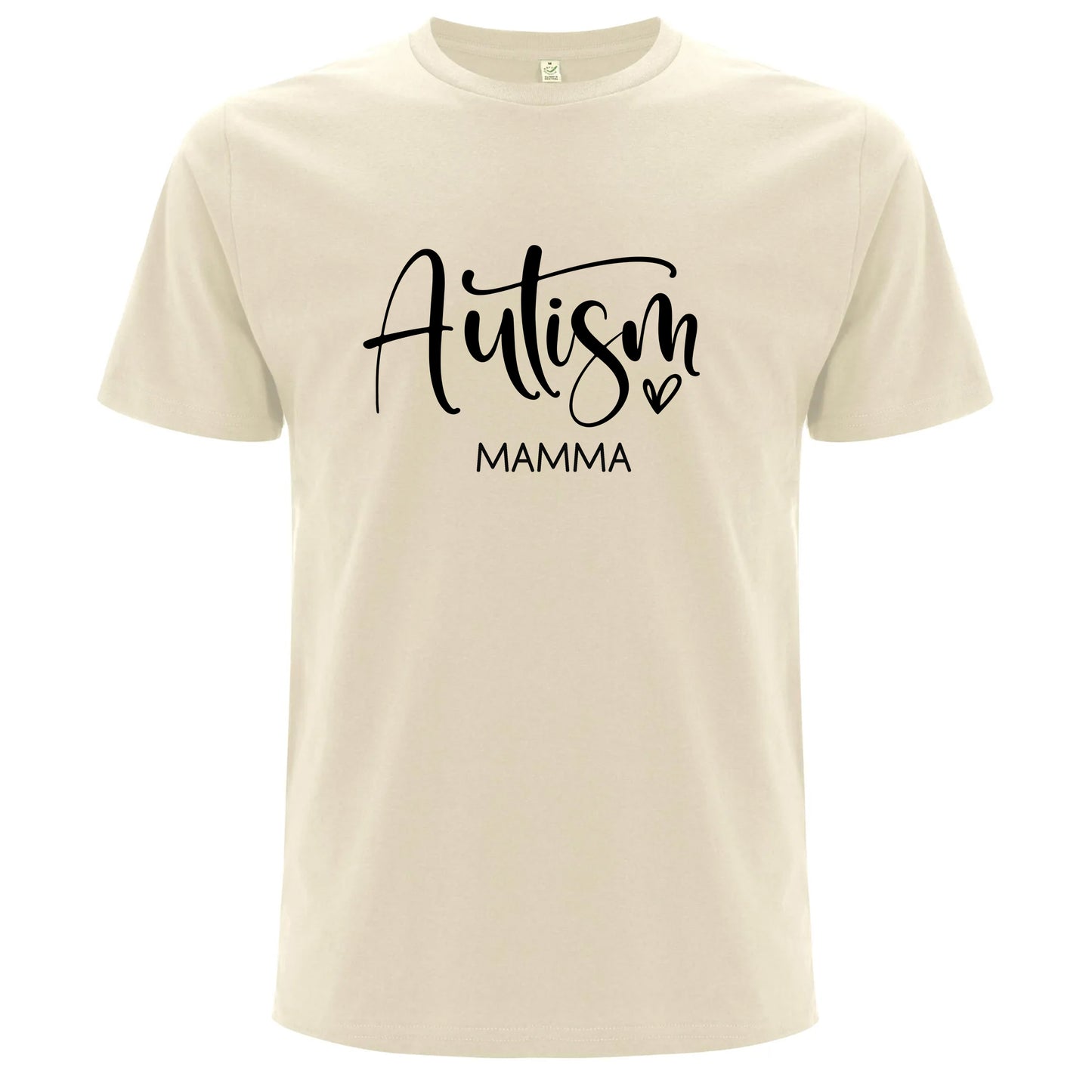 T-shirt för Autism Mammor – Stolt, Stark & Kärleksfull-Lovely Text