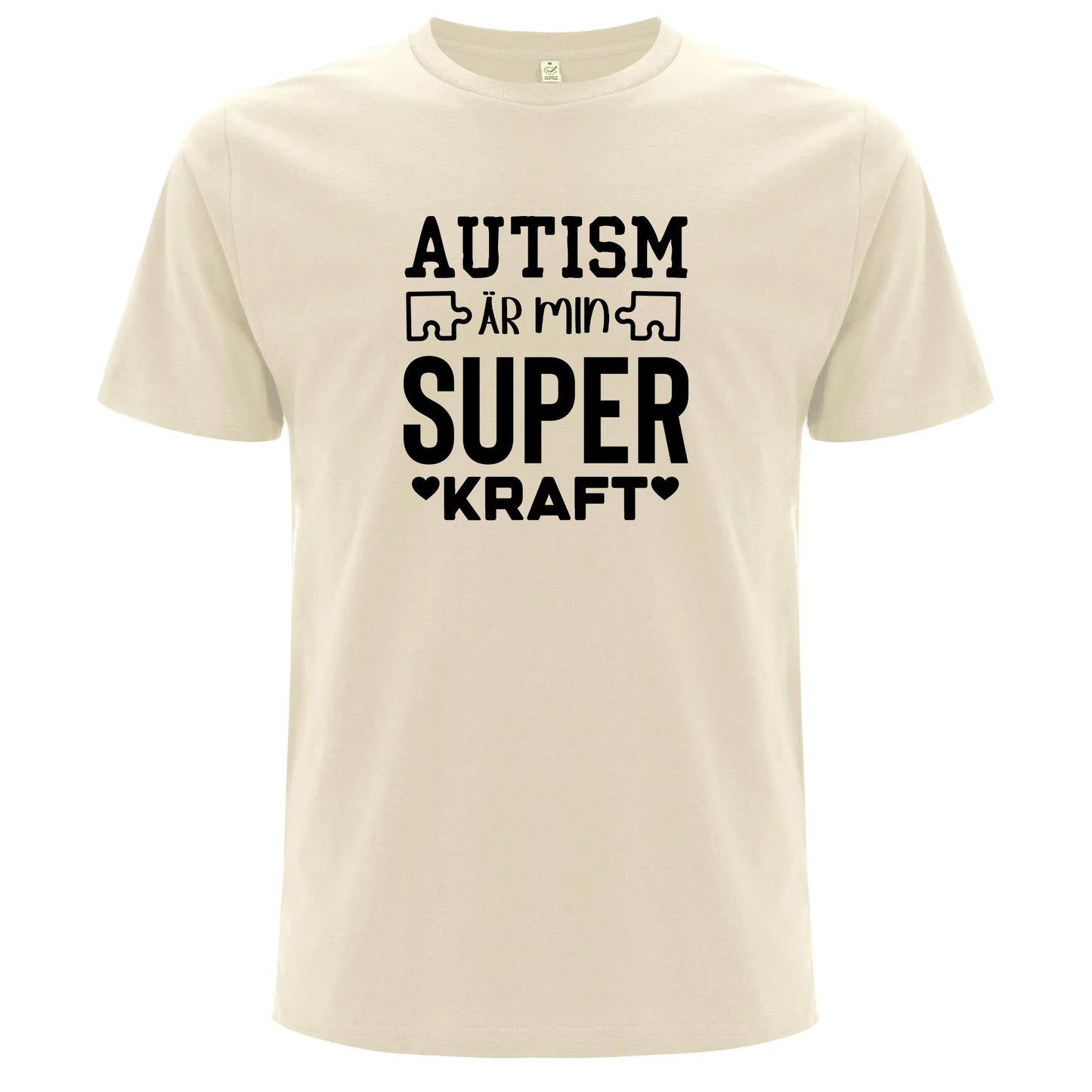 T-shirt med autism och styrka – Autism är Min Superkraft-Lovely Text