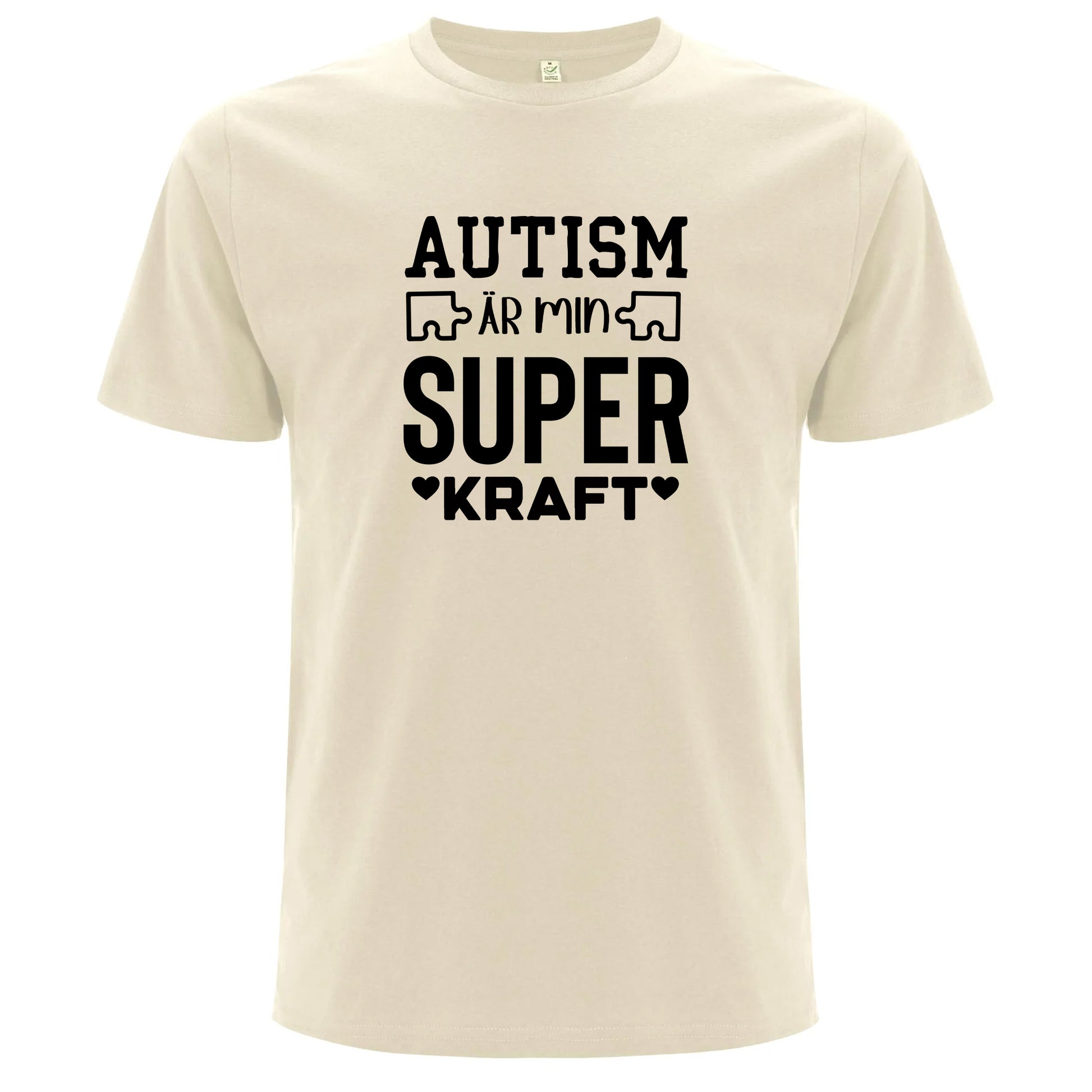 T-shirt med autism och styrka – Autism är Min Superkraft-Lovely Text