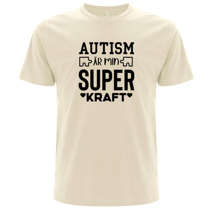 T-shirt med autism och styrka – Autism är Min Superkraft-Lovely Text