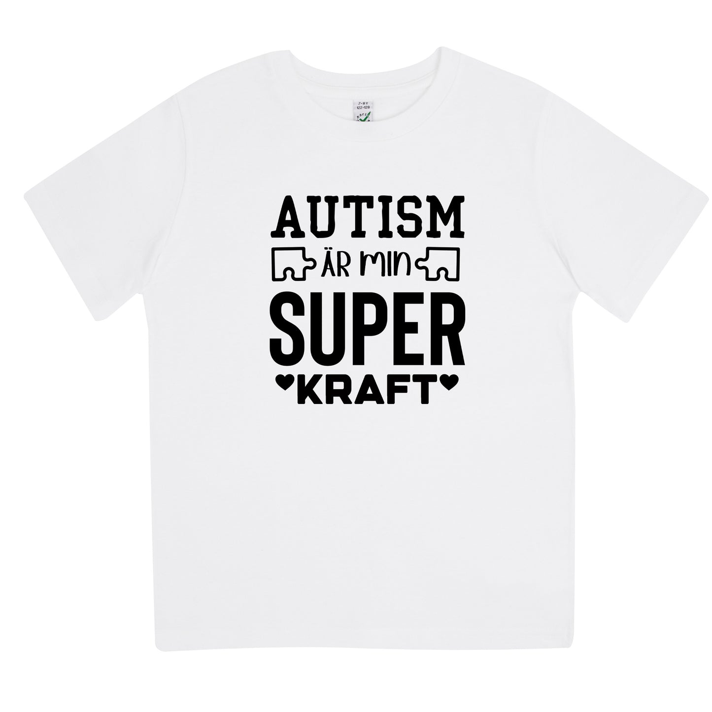 T-shirt för barn med autismpepp – Autism är Min Superkraft-Lovely Text