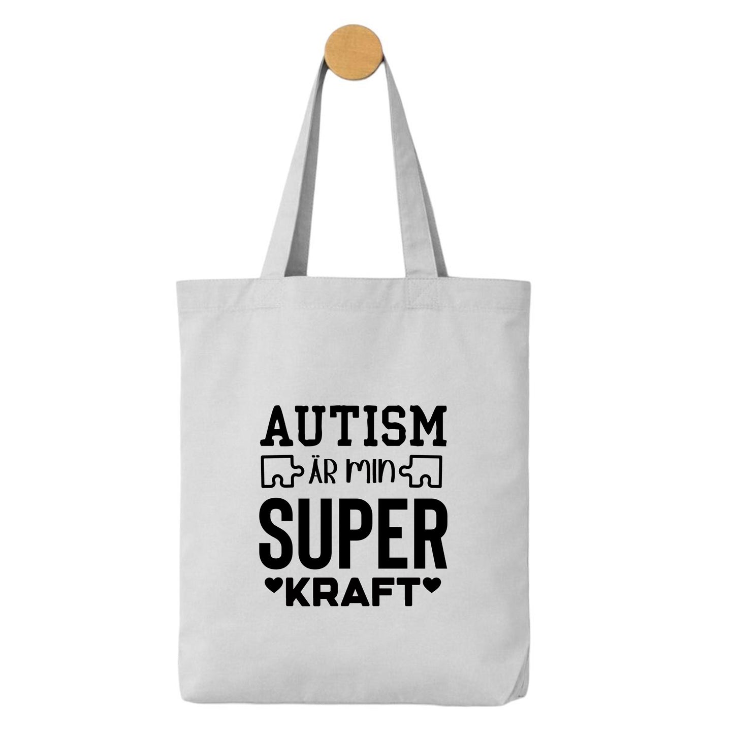 Tygpåse med Autismkraft – Autism är Min Superkraft