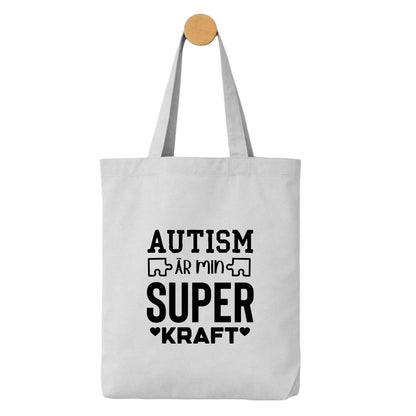 Tygpåse med Autismkraft – Autism är Min Superkraft