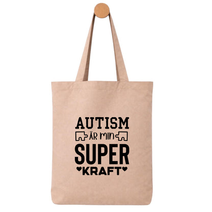 Tygpåse med Autismkraft – Autism är Min Superkraft
