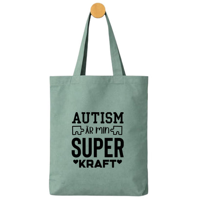 Tygpåse med Autismkraft – Autism är Min Superkraft