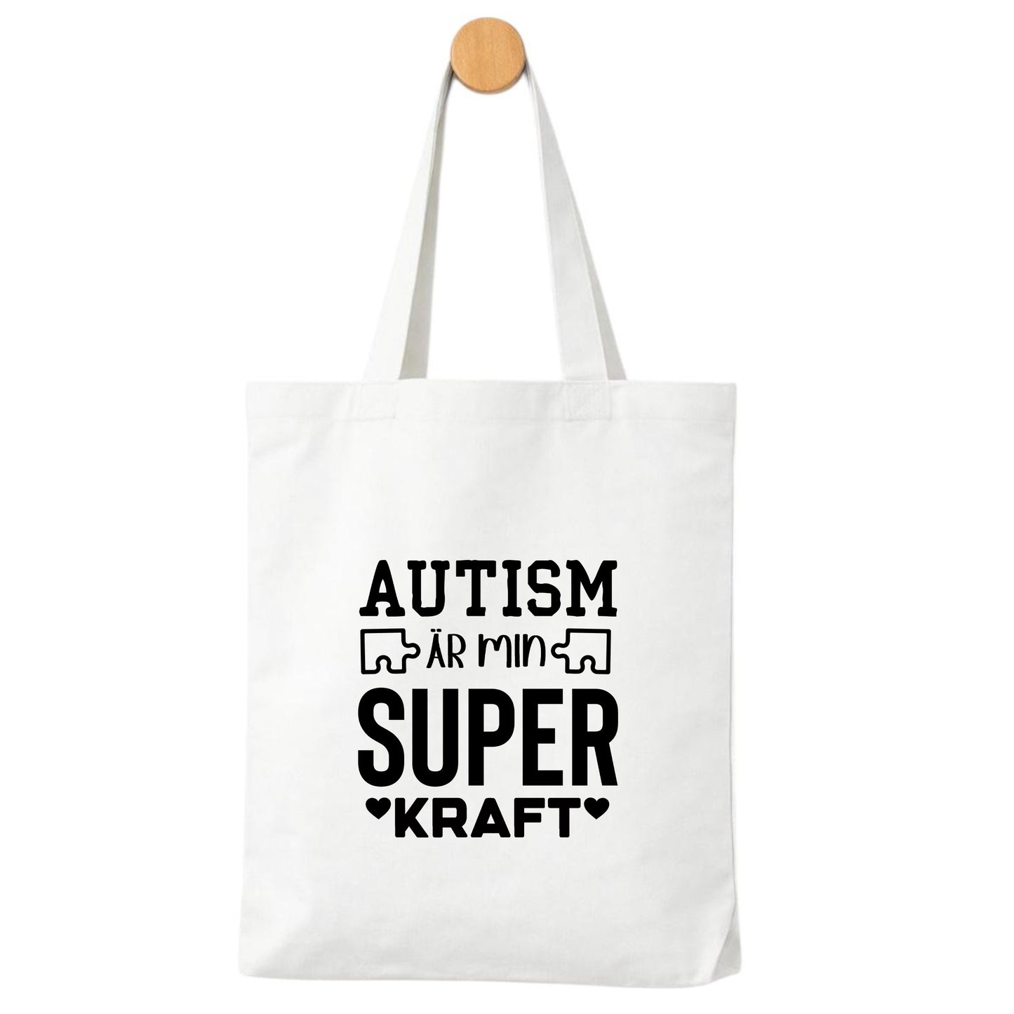 Tygpåse med Autismkraft – Autism är Min Superkraft