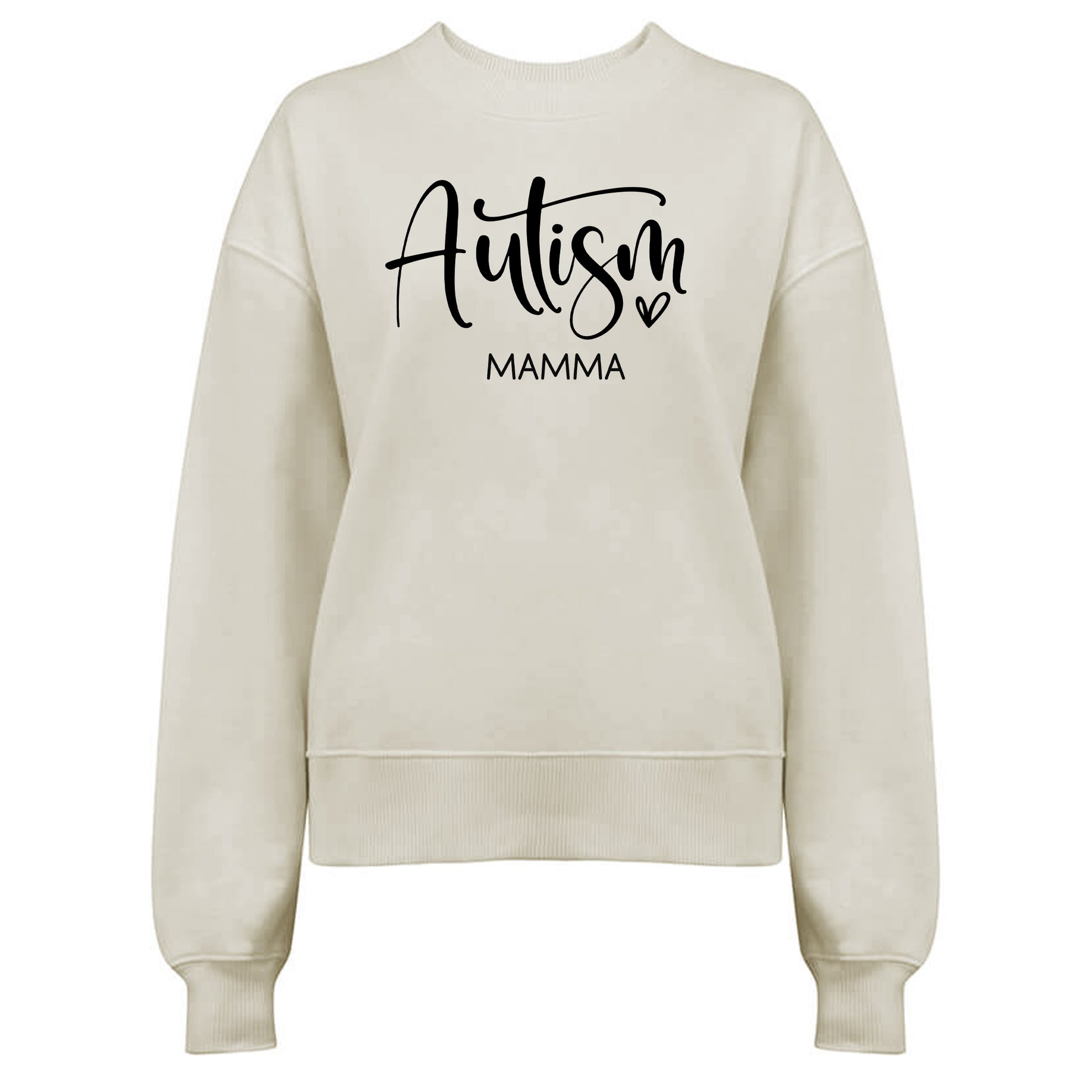 💖 Autism Mamma med Kärlek – En damtröja för Stolta Mammor!-Lovely Text