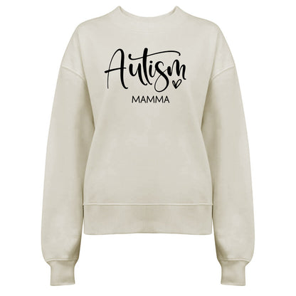 💖 Autism Mamma med Kärlek – En damtröja för Stolta Mammor!-Lovely Text