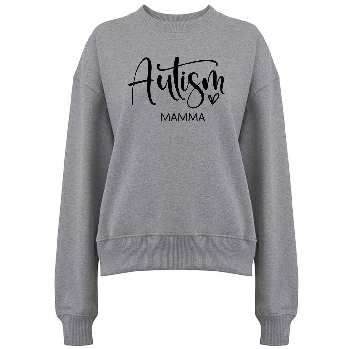 💖 Autism Mamma med Kärlek – En damtröja för Stolta Mammor!-Lovely Text