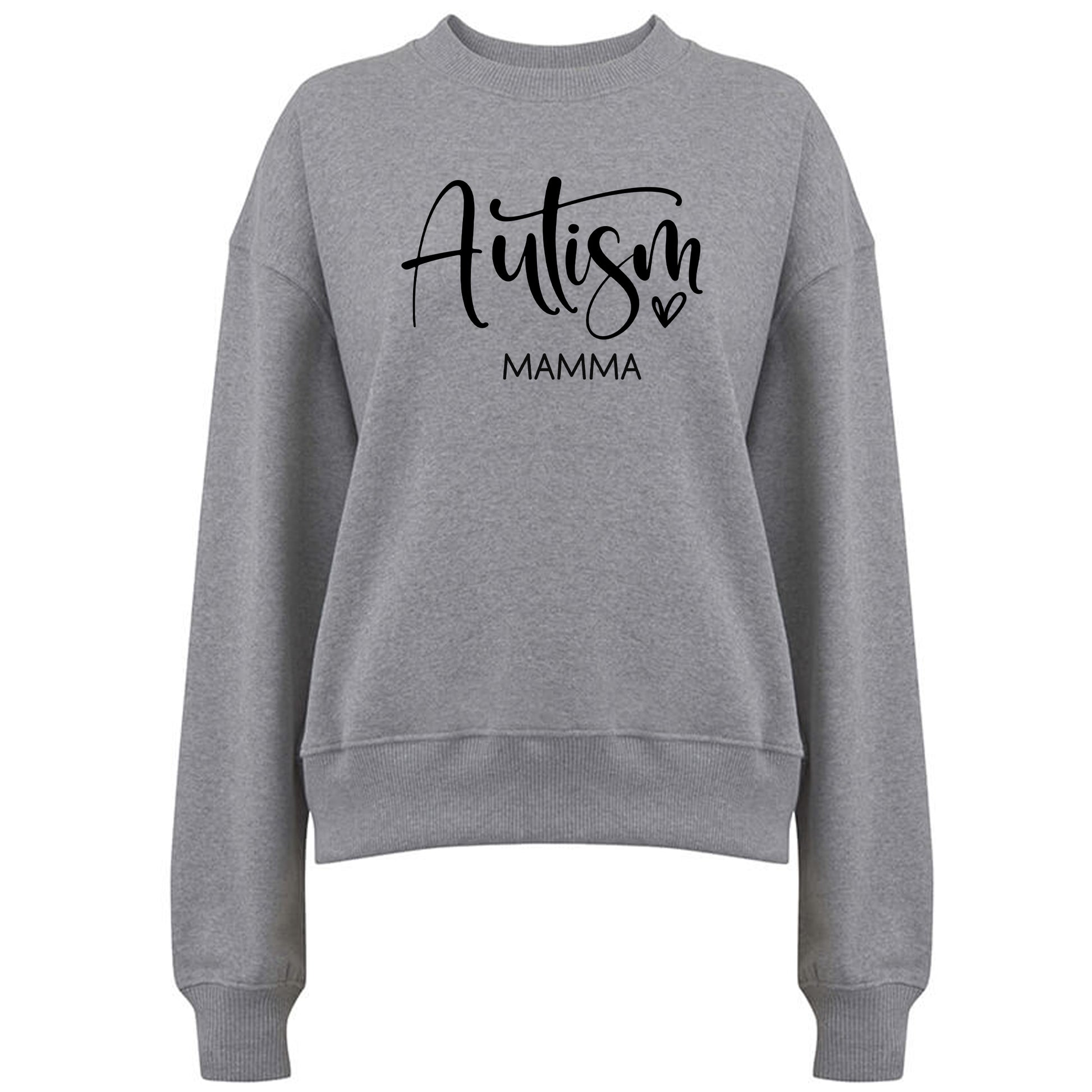 💖 Autism Mamma med Kärlek – En damtröja för Stolta Mammor!-Lovely Text