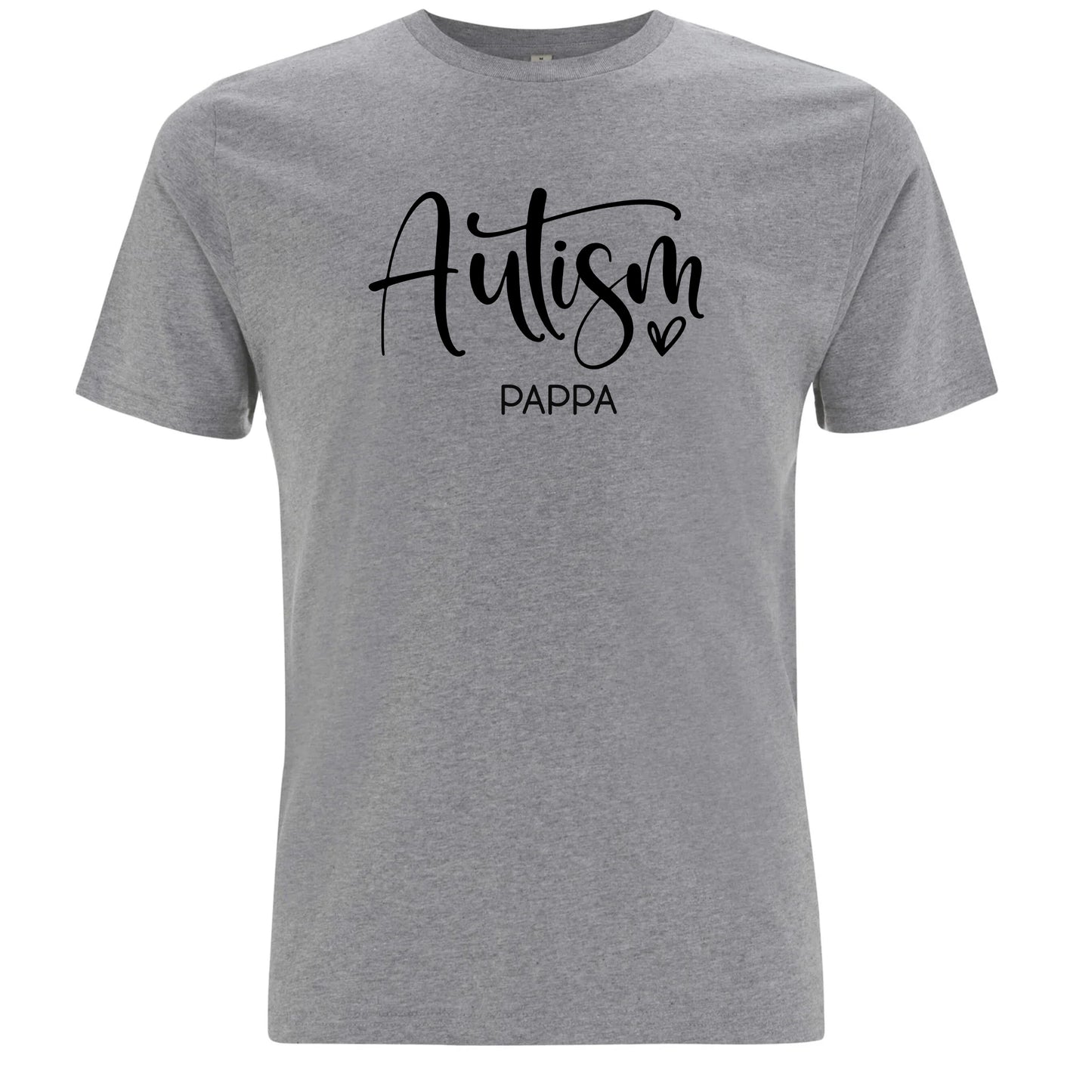 T-shirt för Autism Stolta Pappor – Kärlek, Stöd & Styrka-Lovely Text