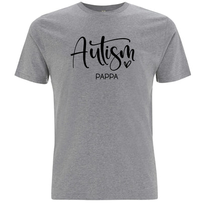 T-shirt för Autism Stolta Pappor – Kärlek, Stöd & Styrka-Lovely Text