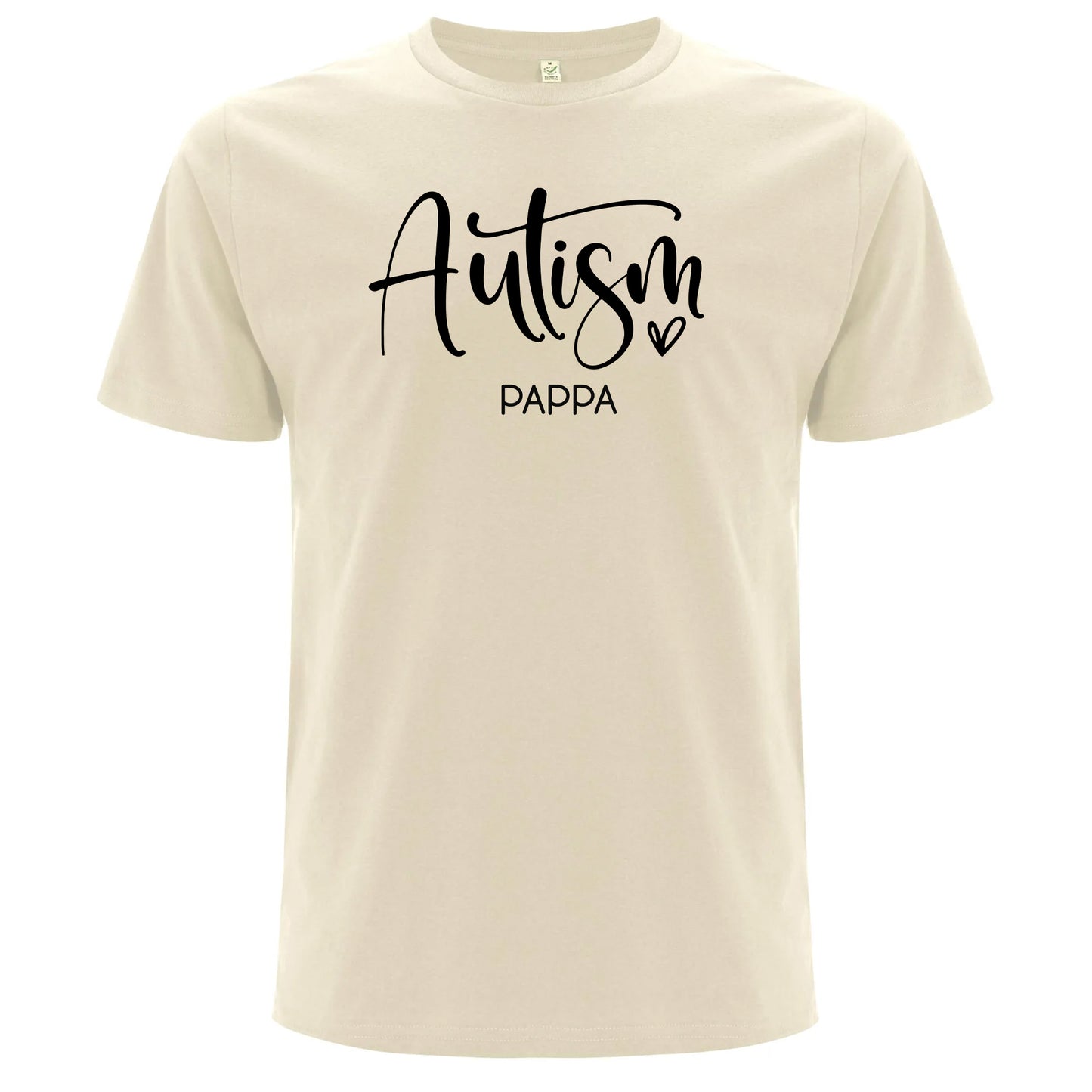 T-shirt för Autism Stolta Pappor – Kärlek, Stöd & Styrka-Lovely Text