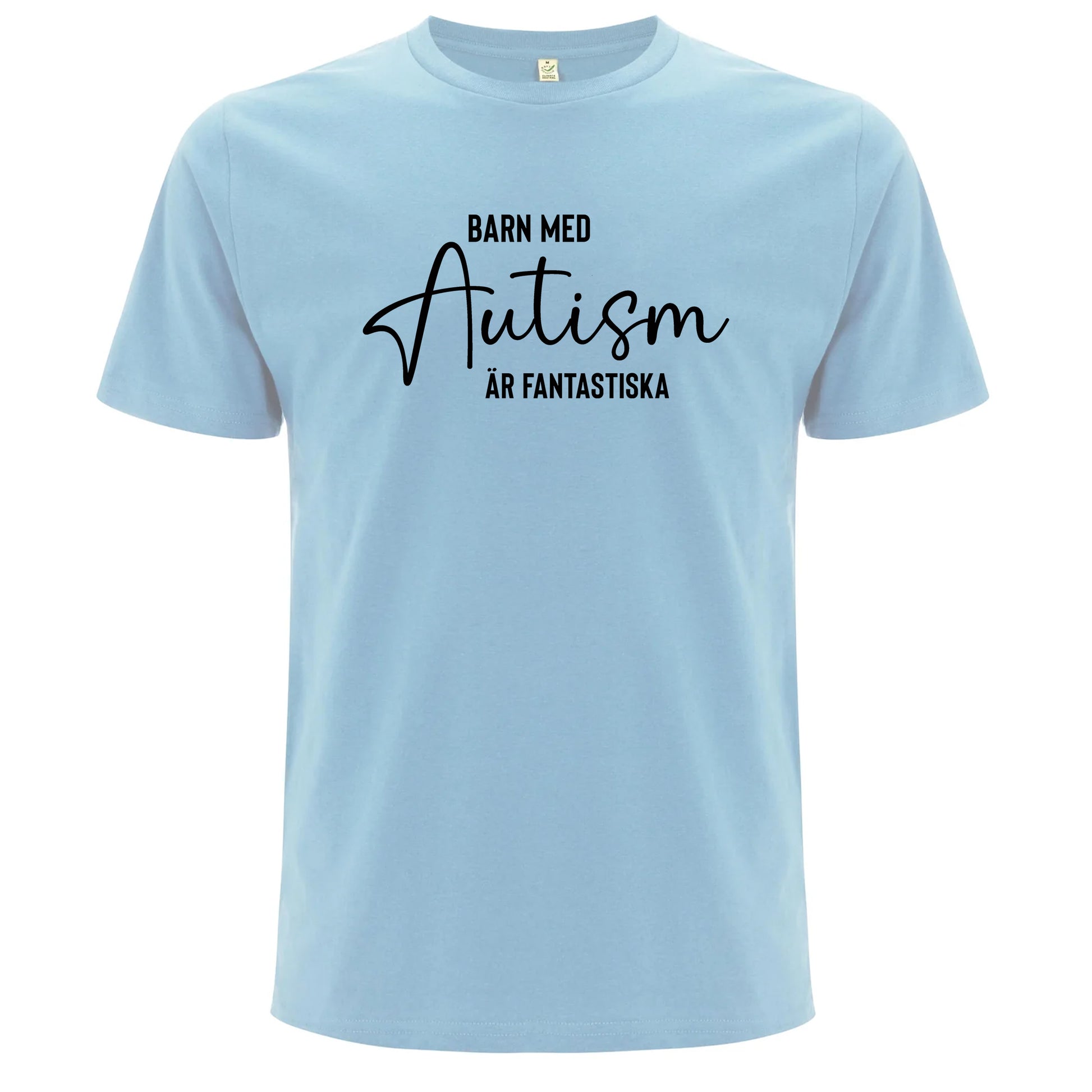 T-shirt med Autismpepp – Barn med Autism är Fantastiska-Lovely Text