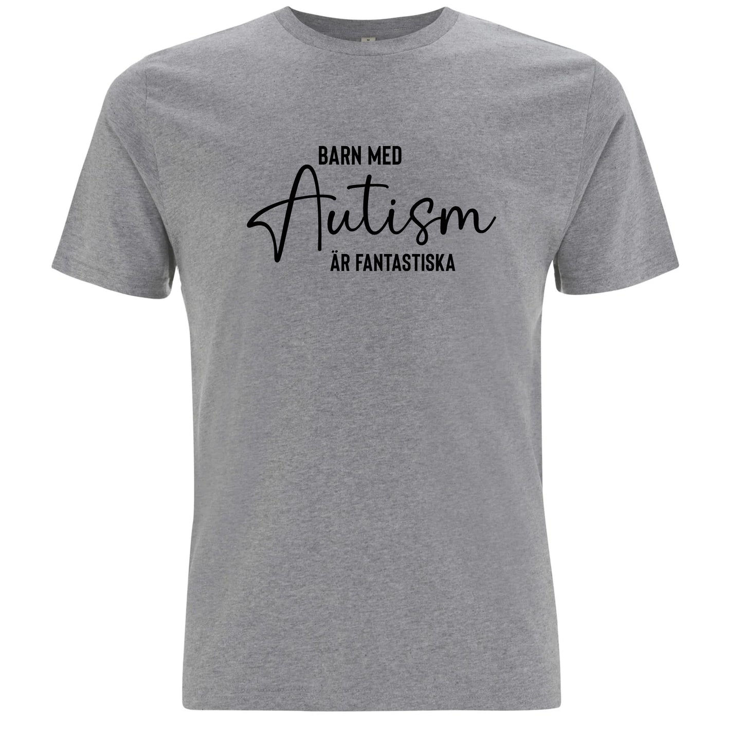 T-shirt med Autismpepp – Barn med Autism är Fantastiska-Lovely Text