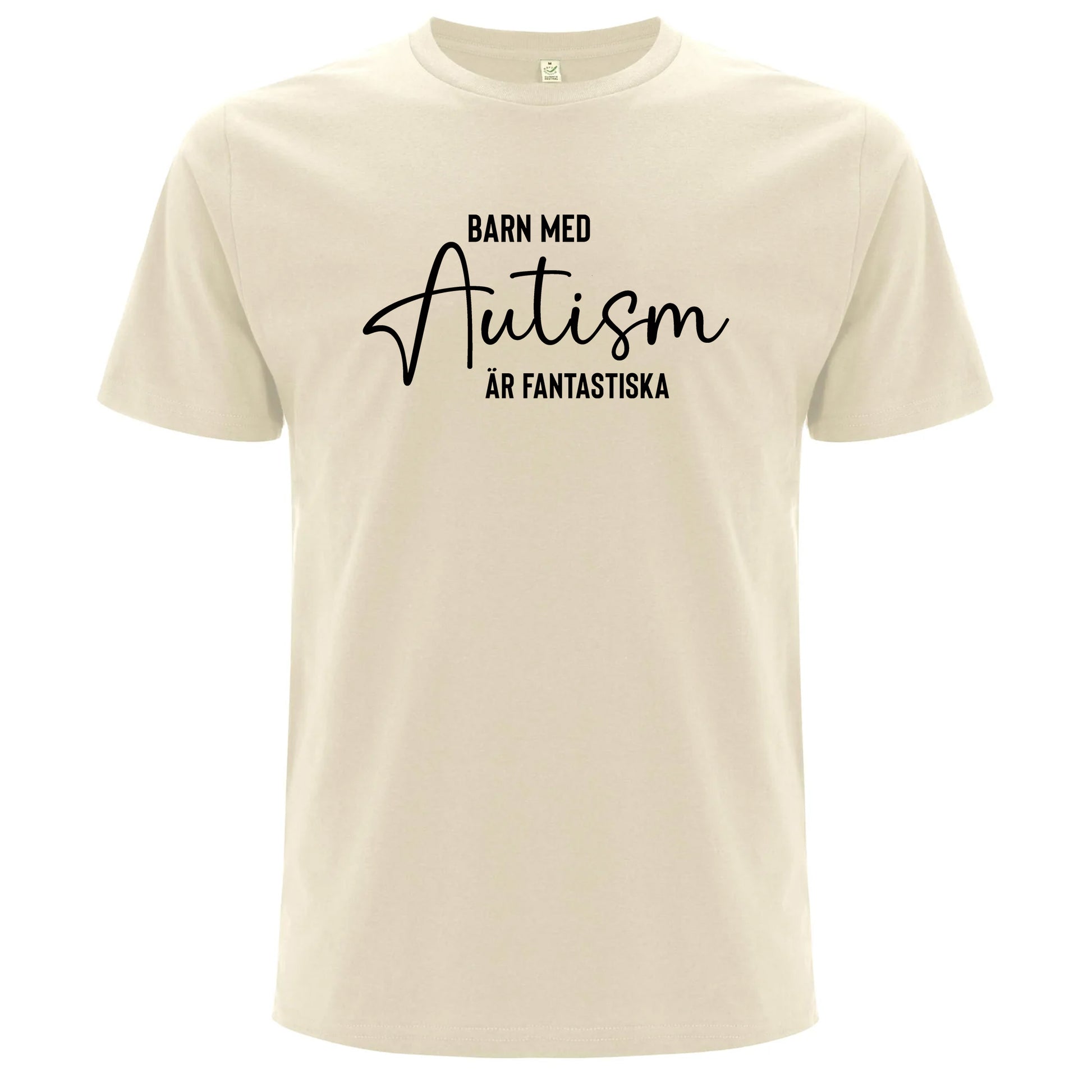T-shirt med Autismpepp – Barn med Autism är Fantastiska-Lovely Text