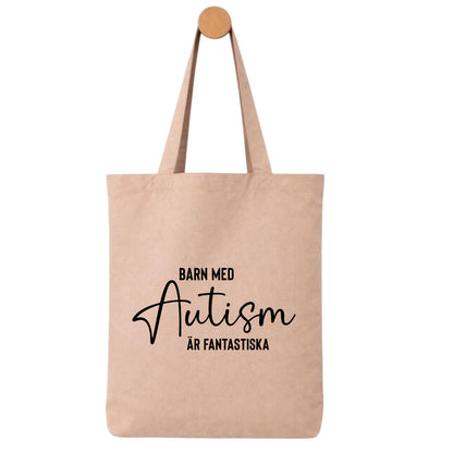Barn med Autism är Fantastiska Tygpåse - Hylla det unika – ett viktigt budskap!