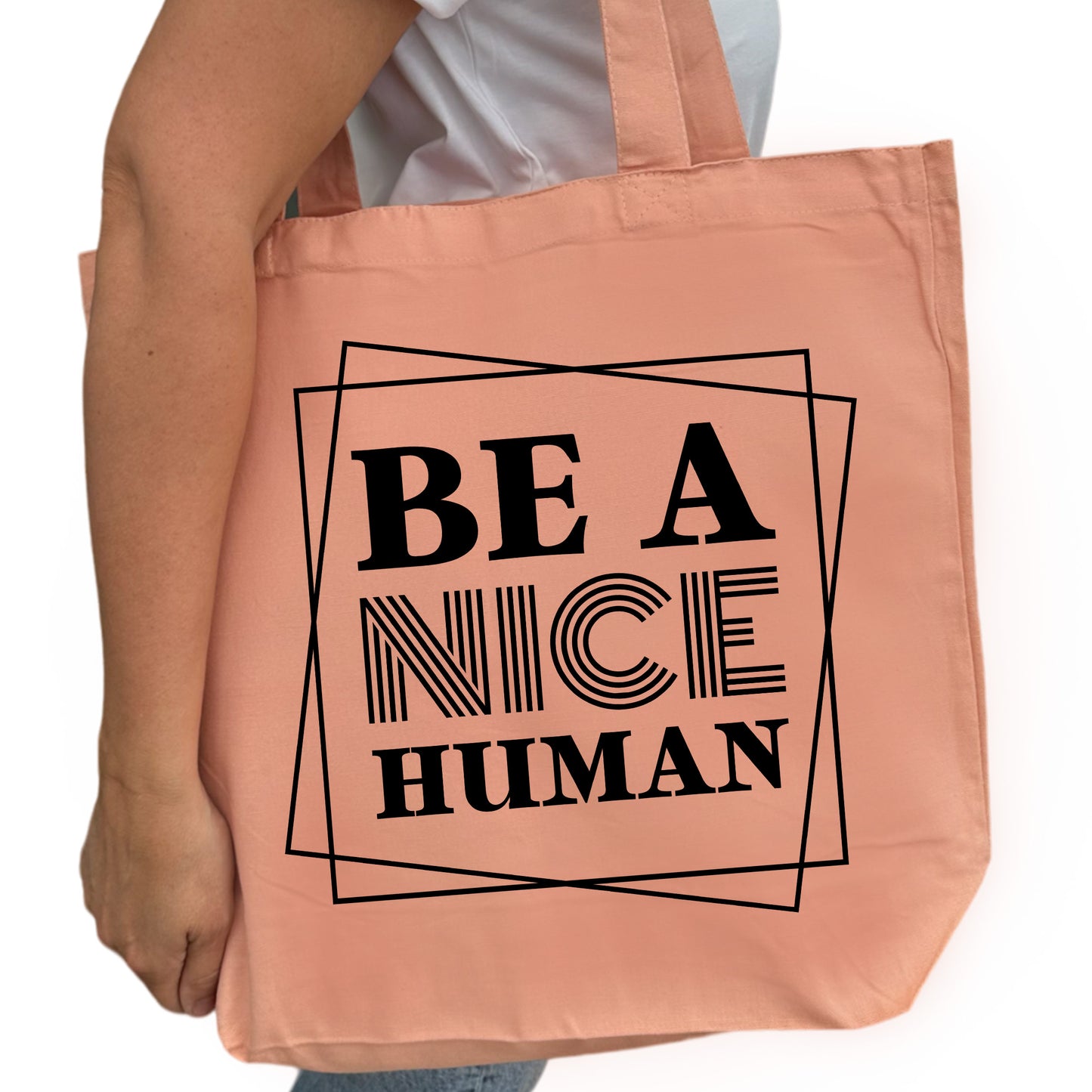 Be A Nice Human Tygpåse-Lovely Text