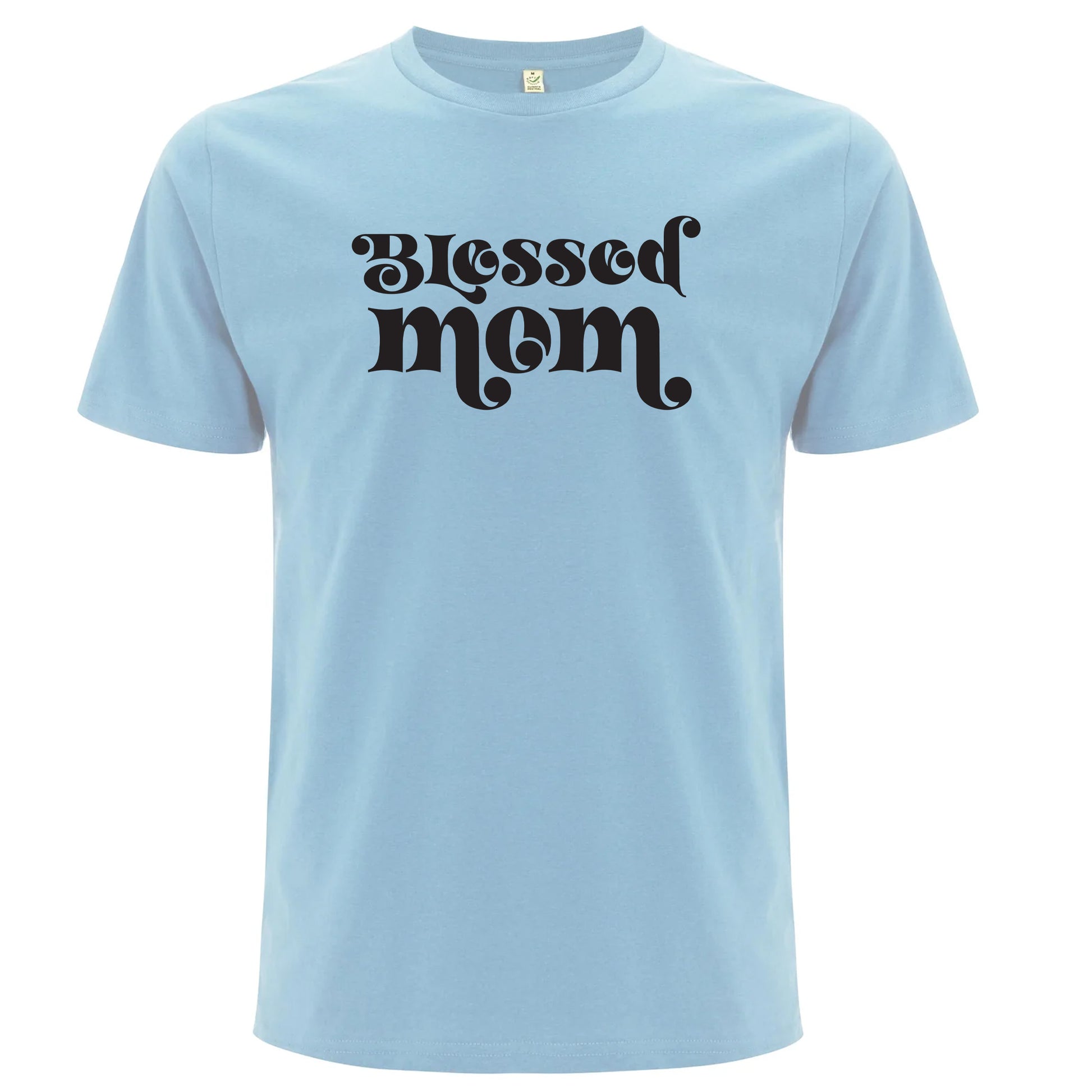 Välsignad Mamma T-shirt-Lovely Text