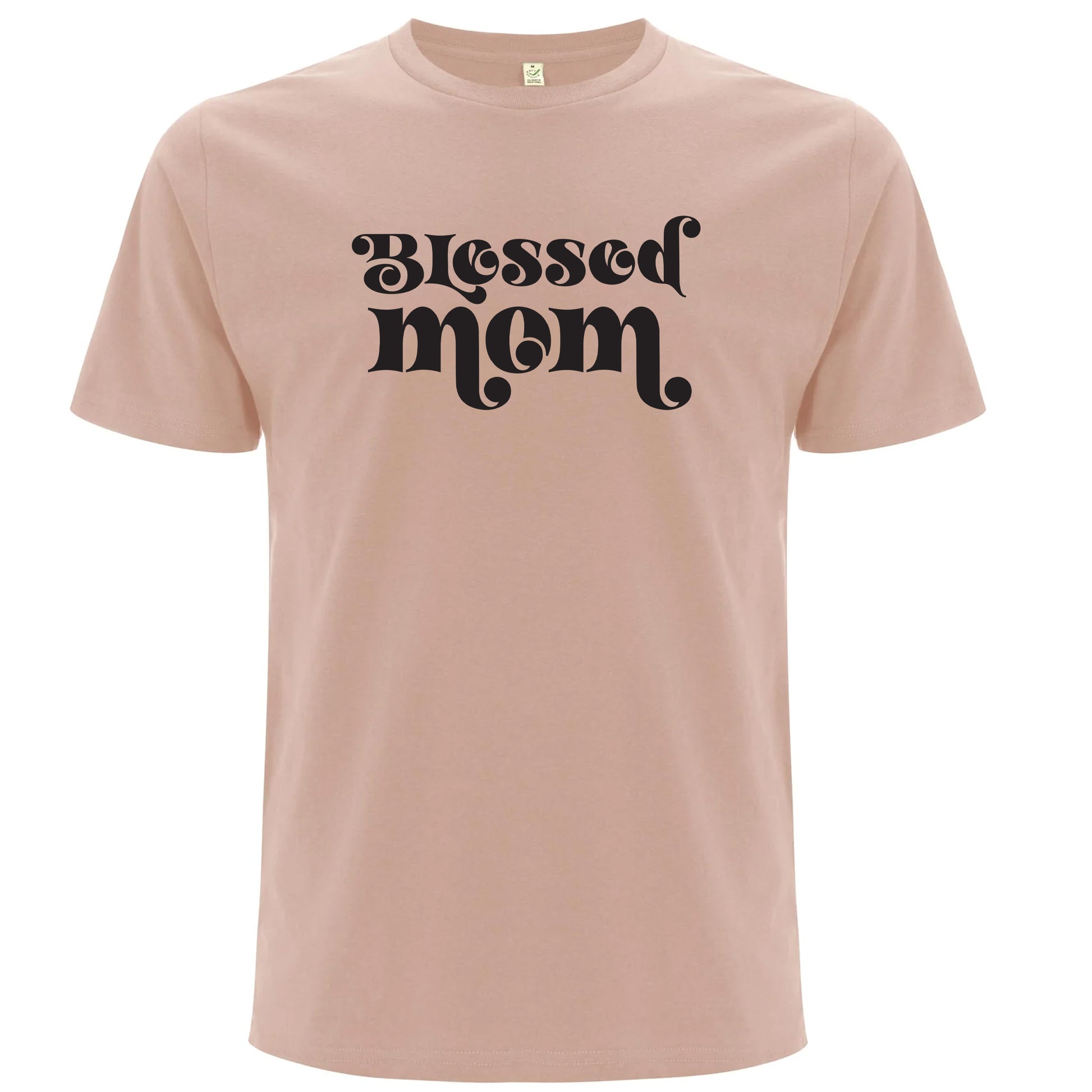 Välsignad Mamma T-shirt-Lovely Text