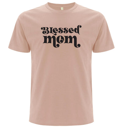 Välsignad Mamma T-shirt-Lovely Text
