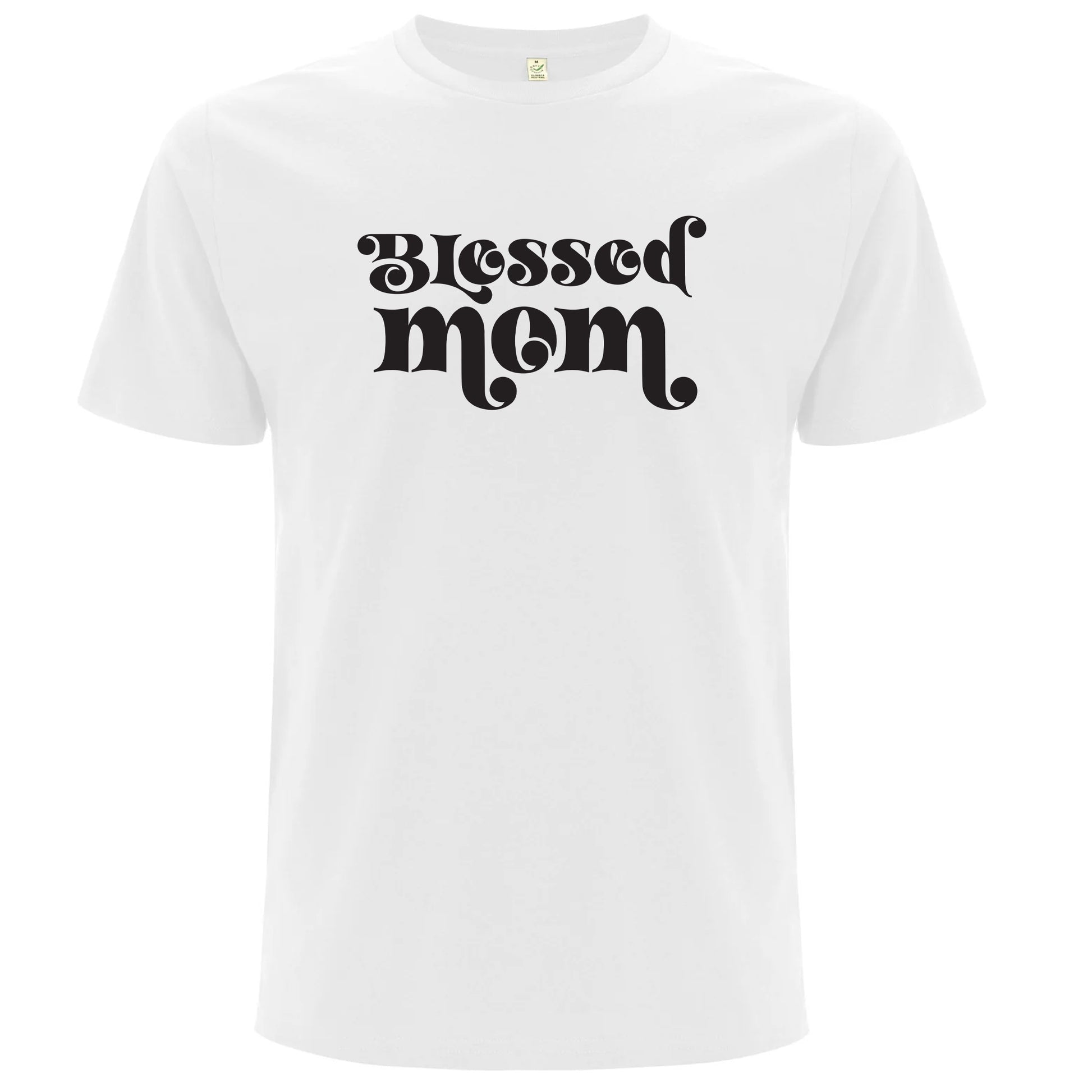 Välsignad Mamma T-shirt-Lovely Text