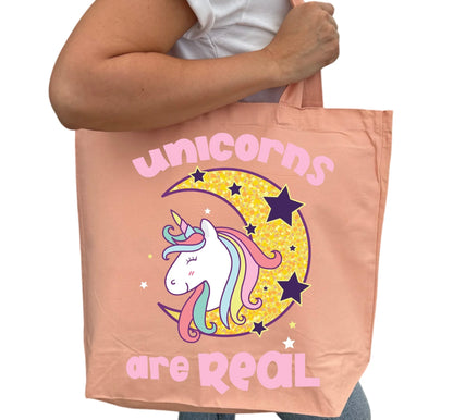 Unicorns Are Real Tygpåse-Lovely Text