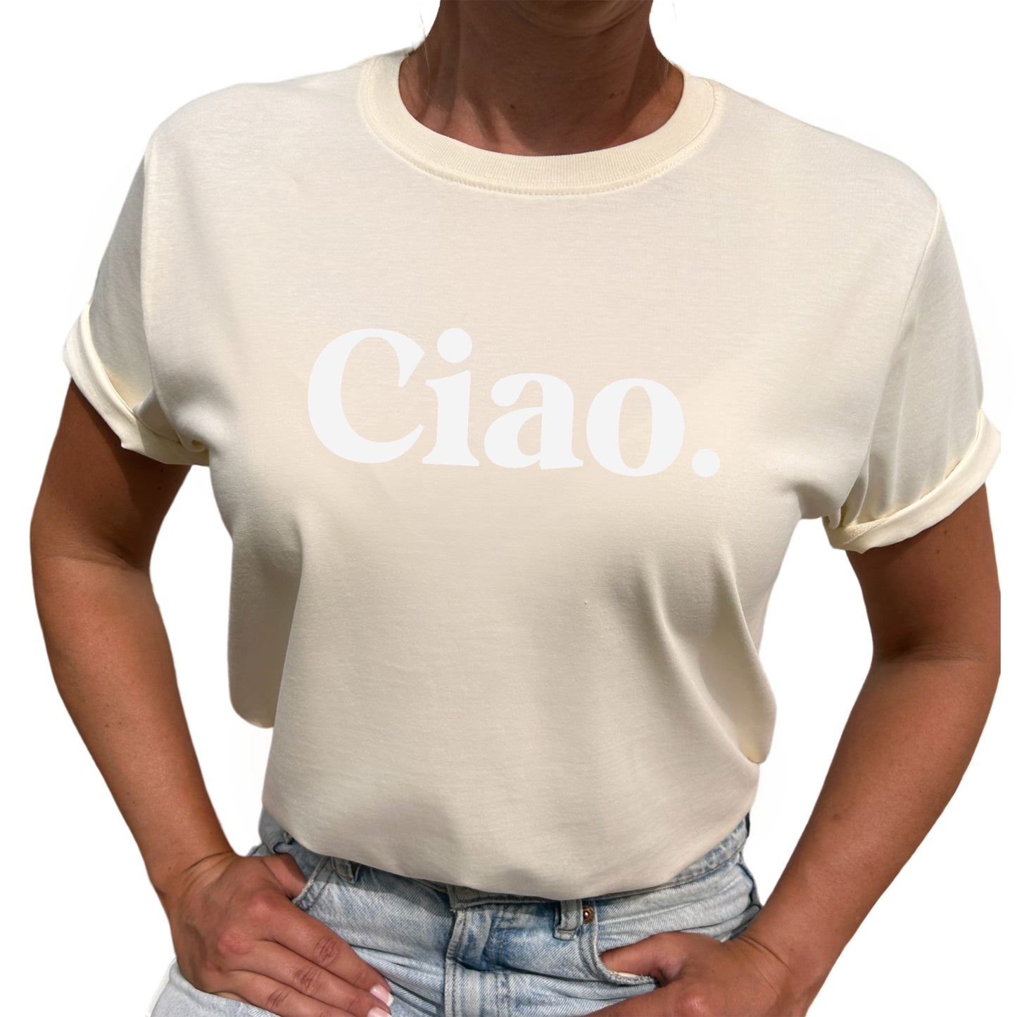 Ciao T-shirt-Lovely Text