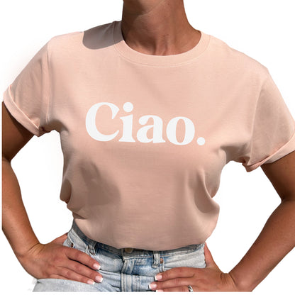 Ciao T-shirt-Lovely Text