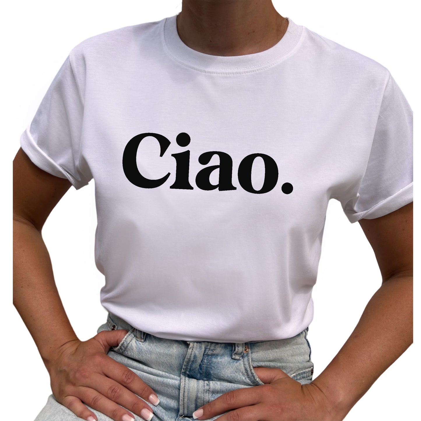 Ciao T-shirt-Lovely Text