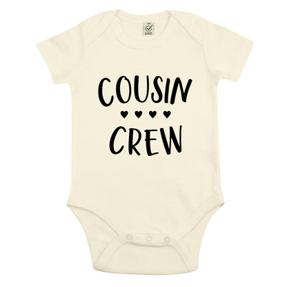 Cousin Crew Baby Body Nyfödd-Lovely Text