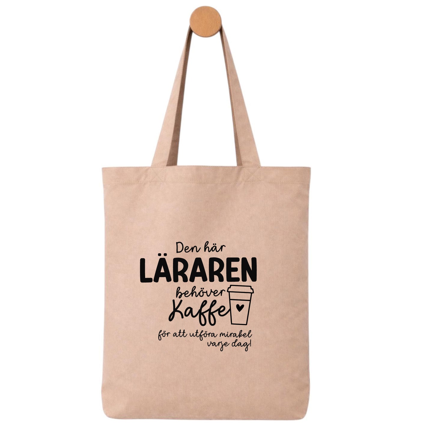 Tygpåse – Den här pedagogen / läraren behöver kaffe