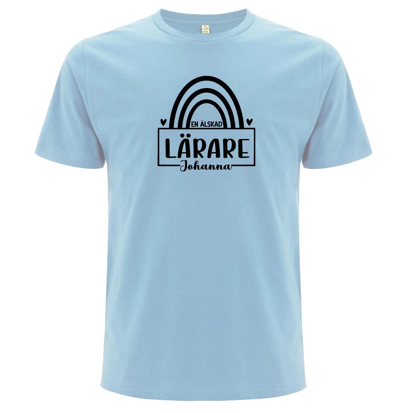 En älskad Lärare/Pedagog med Namn - T-shirt Lärare-Lovely Text