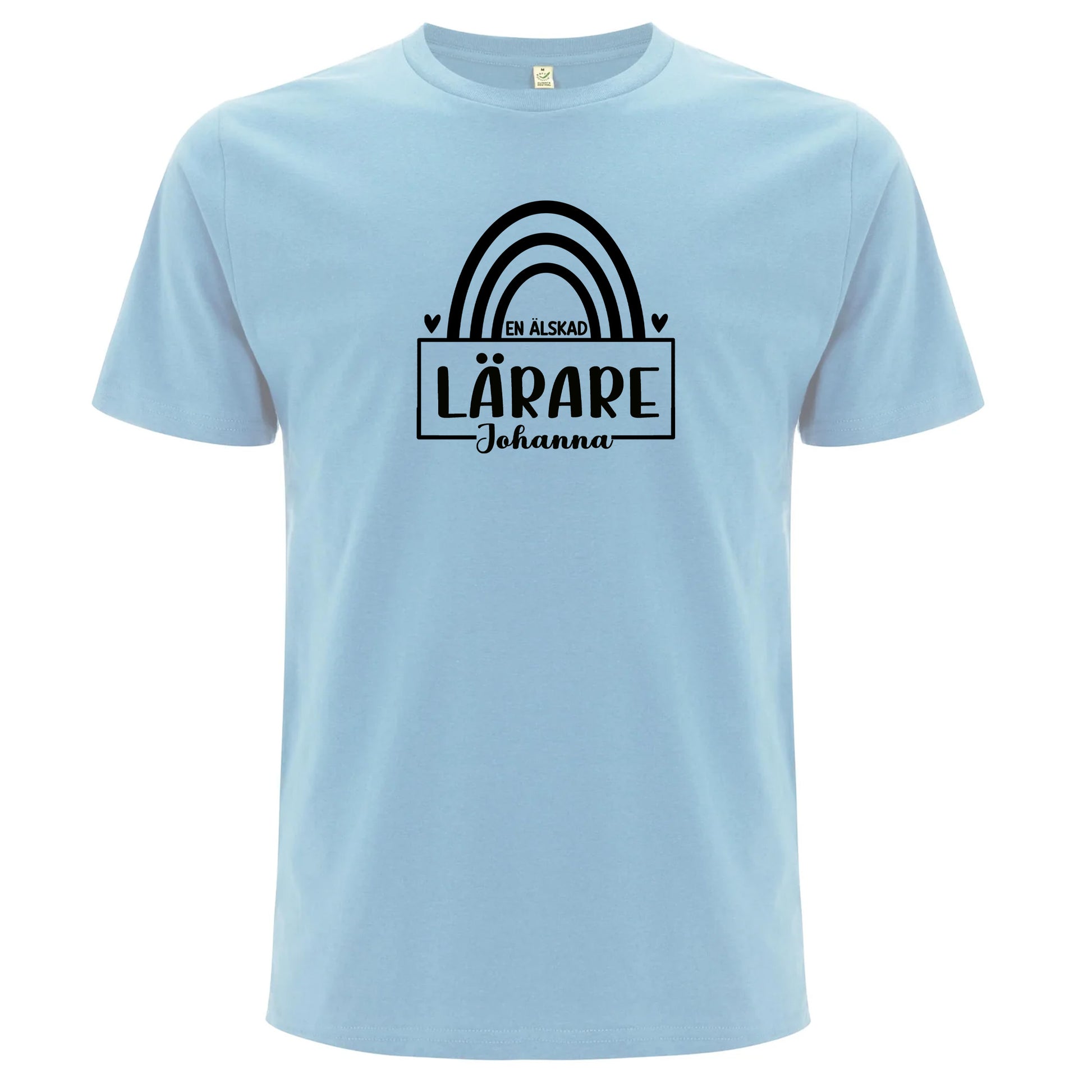 En älskad Lärare/Pedagog med Namn - T-shirt Lärare-Lovely Text