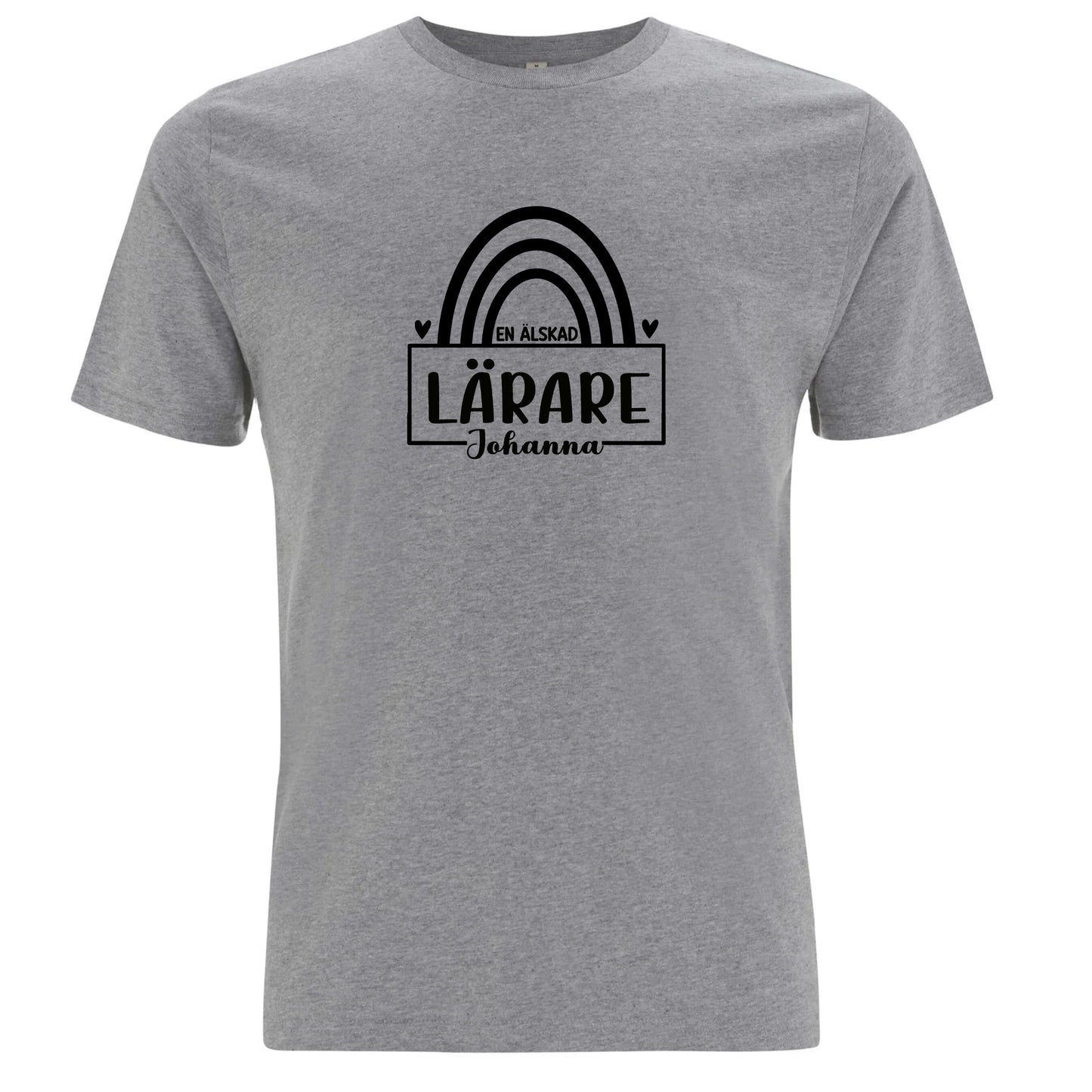En älskad Lärare/Pedagog med Namn - T-shirt Lärare-Lovely Text