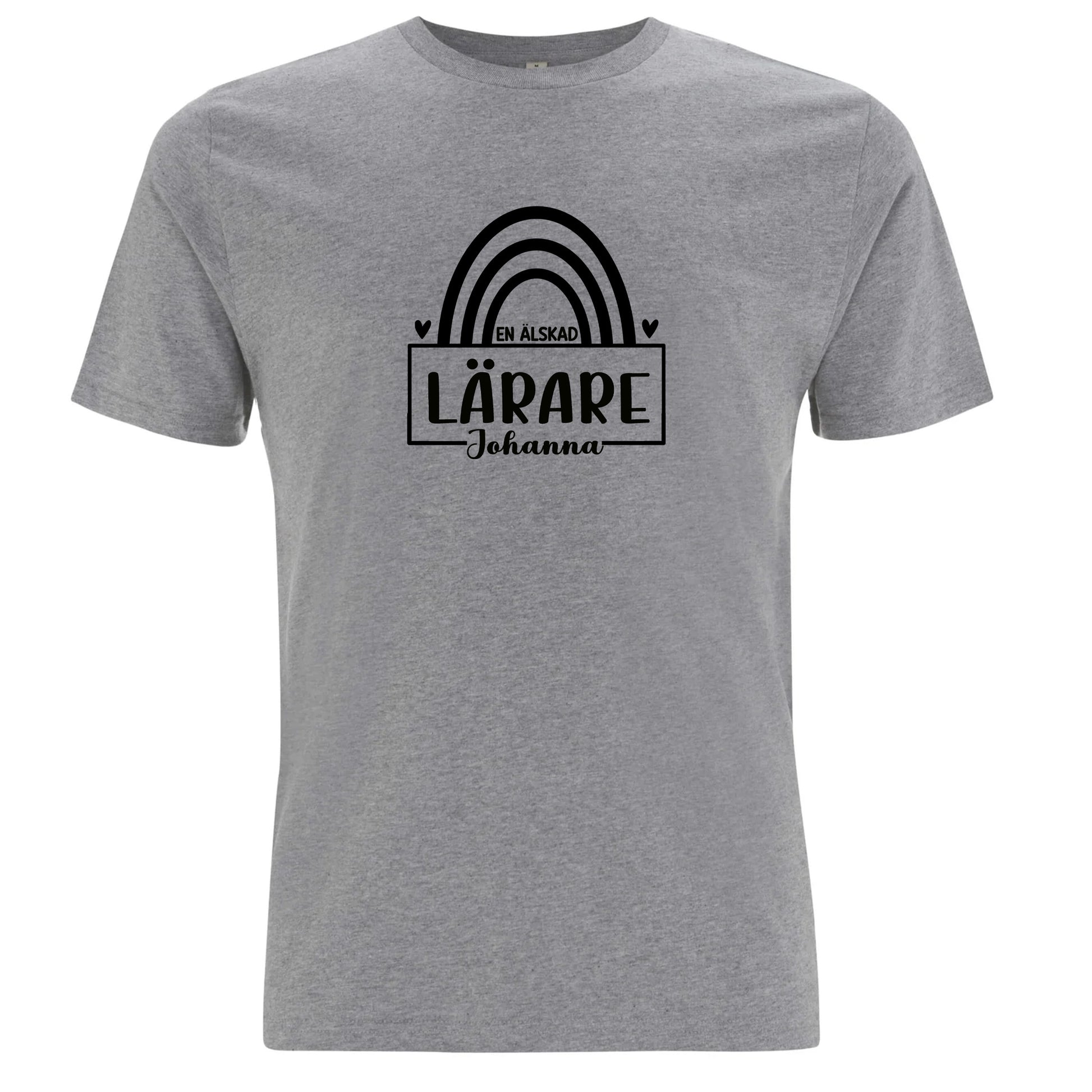 En älskad Lärare/Pedagog med Namn - T-shirt Lärare-Lovely Text