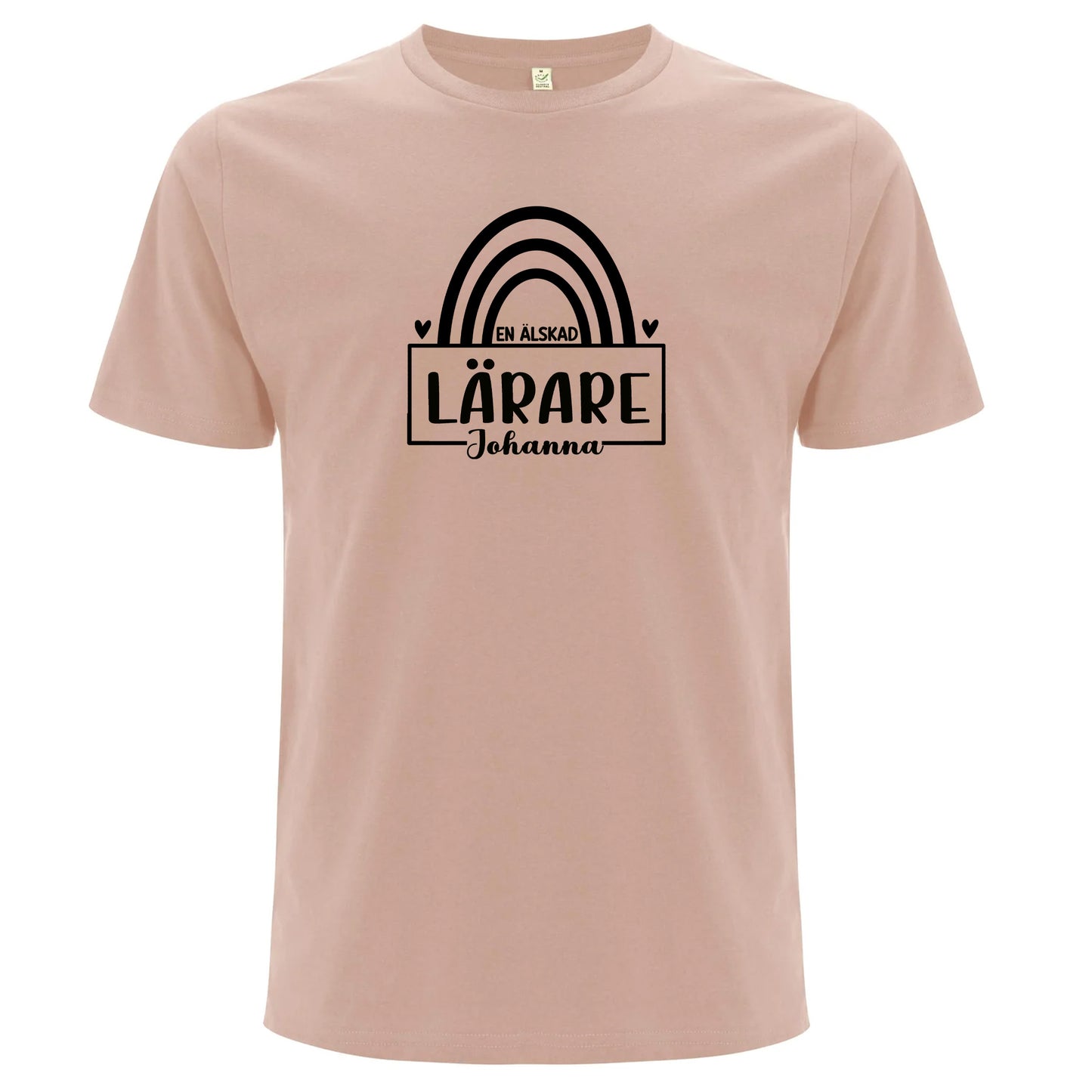 En älskad Lärare/Pedagog med Namn - T-shirt Lärare-Lovely Text