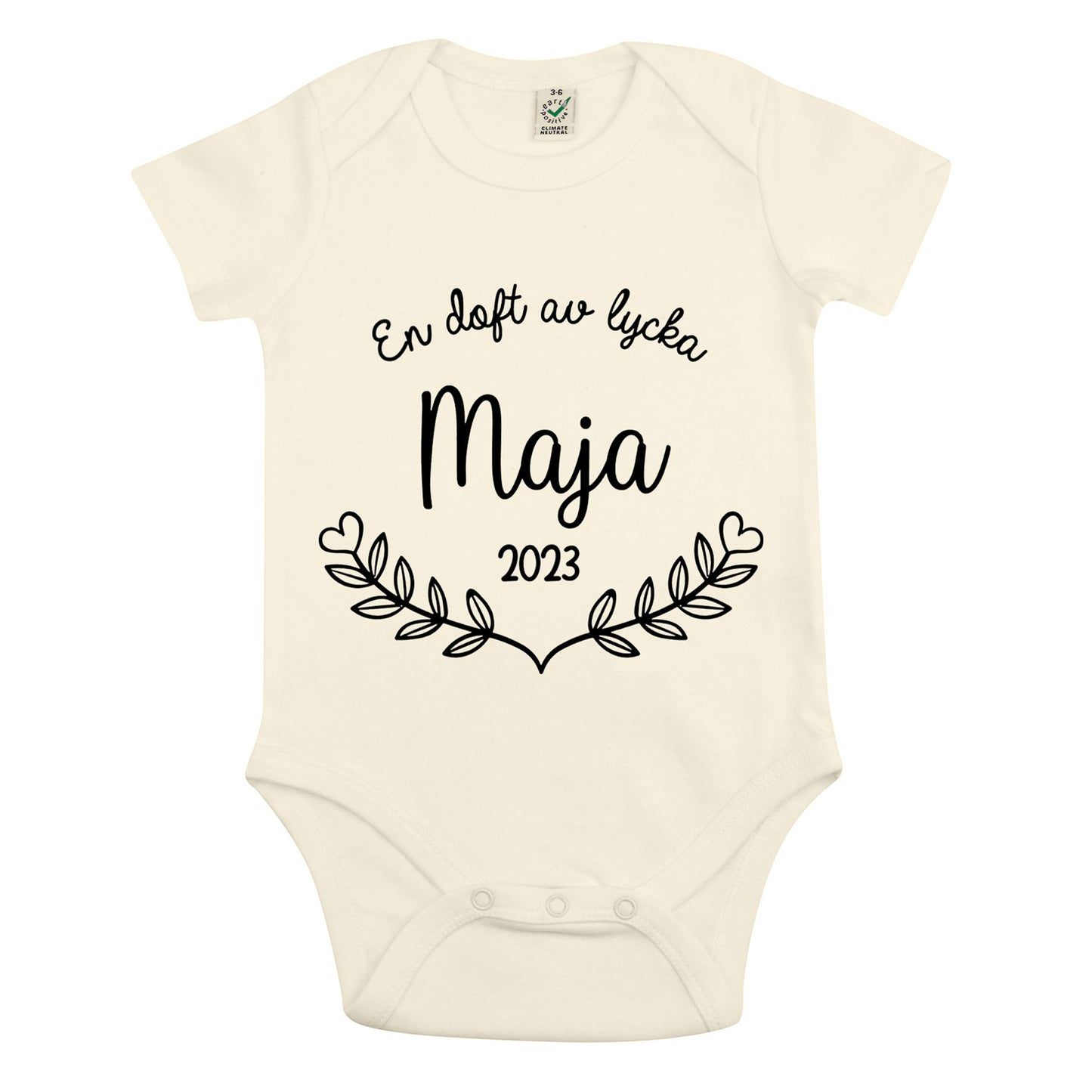 En Doft Av Lycka Baby Body Nyfödd-Lovely Text