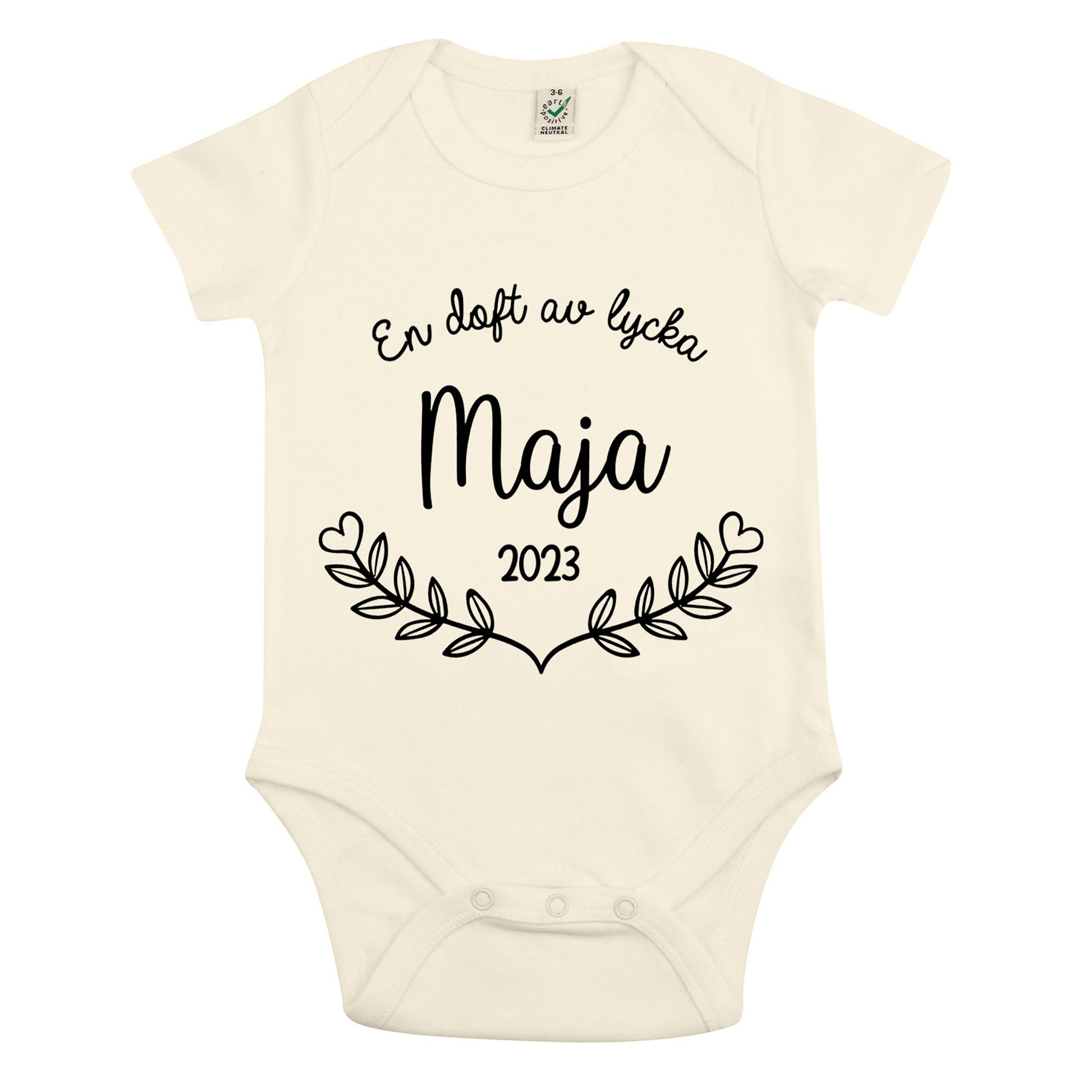 En Doft Av Lycka Baby Body Nyfödd-Lovely Text