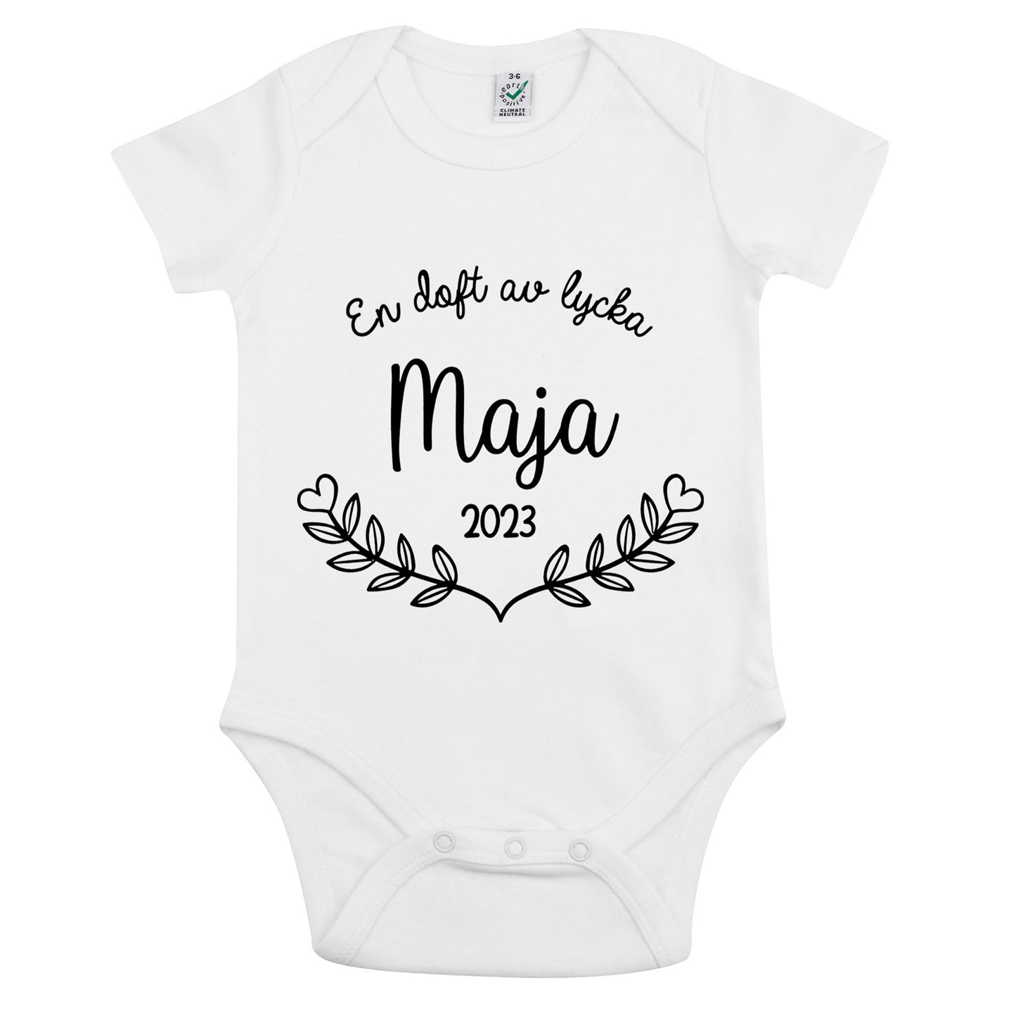 En Doft Av Lycka Baby Body Nyfödd-Lovely Text