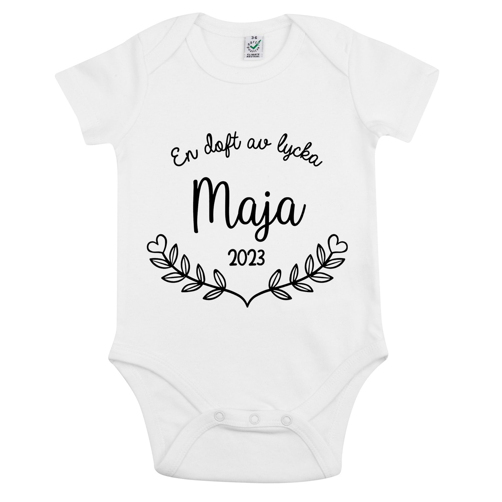 En Doft Av Lycka Baby Body Nyfödd-Lovely Text